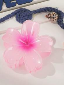 1件裝女性大號波希米亞風花朵髮夾，亮面花朵髮飾，5瓣花設計，黑色/紅色/粉色/金色/白色/紫色調，適合女性，優雅髮飾，適用於情人節、婚禮、派對及日常配戴，耐用防滑抓力 - 彩色 - 查看 13