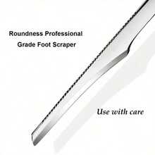 2pcs,Foot File With Protective Cover,Portable Foot Polishing And Buffing Set,Professional Foot Exfoliation Tool,Professional Foot Scraper,Dead Skin Removal Foot Care Tool,Stainless Steel Pedicure Tool,Mini Portable,Designed Specifically For Dead Skin Removal,Remove Dead Skin And Rough Calluses,Reusable Cracked Heel Care Tool - Multicolor - View 5