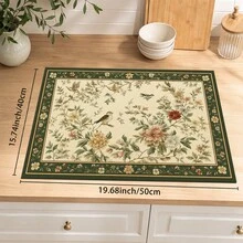 1pc Absorbent Drying Mat, Kitchen Decor Coffee Machine Mat, Handmade Coffee Pot Drip Tray, Kitchen Floor Mat, Dining Table Mat, Kitchen Countertop Dish Drying Mat, Breakfast Mat, Heat-Resistant Drip Tray With Non-Slip Backing, Diatomaceous Earth Drip Tray, Stain-Hiding, Super Absorbent Kitchen Drip Tray, Easy-To-Clean Dish Rack Mat, Perfect For Kitchen, Dining Table, Coffee Shop, Bar, Holiday, Party, Home Decor, Holiday Gift - Multicolor - View 15