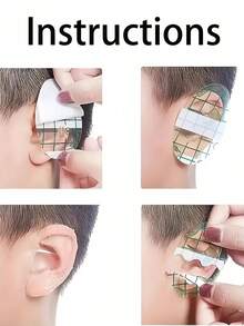Waterproof Earplugs Clear Ear Protection Stickers For Men And Women Lightweight Waterproof Ear Stickers For Travel Fall Home Decor Wedding Room Dorm Camping Birthday Gift Travel Daily Outdoor Back To School Essential Accessory - Multicolor - View 5