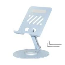 CyberDyer Giá đỡ máy tính bảng để bàn, phụ kiện máy đọc sách gấp gọn, phù hợp cho thiết bị 4.7-13 inch, giá đỡ gấp gọn di động, phù hợp cho văn phòng và nhà bếp - Nhiều màu - Xem 13