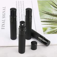 50入磨砂噴霧香水試用瓶，夏季便攜式可重複填充瓶，按壓式噴頭細霧噴灑，防漏旅行尺寸香水容器，輕巧省空間，適合旅行與通勤，多種容量可選，方便填充香水，適合夏季出遊，隨時刷新香氣 - 黑色 - 查看 5