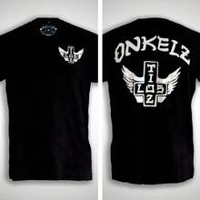"Hated, Damned, Betrayed" Böhse Onkelz Tribute Cotton T-Shirt, Loose Fit For Rock Music Fashion Women And Men T-Shirts - Black8 - View 3