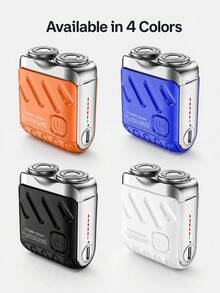 Portable Pocket Electric Shaver For Men, Mini Travel Cordless Razor, 60-Day Battery Life Type C Charging, Waterproof Wet Dry Shaver With Floating Self-Grinding Blade For Daily & Travel Use,Gift - Multicolor - View 11