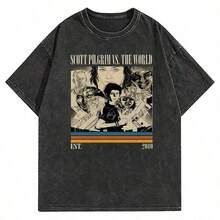 Ric Flair T-Shirt, Wrestling Champion, Legend Of The Ring, Wooooo - 紫丁香色 - 查看 1