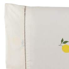 Premium Printed Fitted Sheet Set With Elastic + Pillowcases, 200 Thread Count, Single, Full, Queen And King Sizes, Hypoallergenic - Lemon Straw - View 5