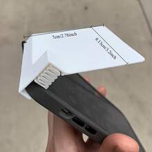 1件手機遮陽罩，實用的戶外配件，旨在增強強光下的螢幕可視度，有效減少陽光眩光，讓使用者在陽光直射下也能清晰看螢幕，露營必備 - 彩色 - 查看 4