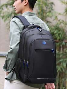 SHILAN Business Casual Laptop Backpack With Front Compartment Design, A Versatile Daily Backpack For Office Work, Business Trips And Short Travels - Multicolor - View 7