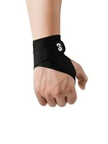 GOLOVEJOY 1pc Adjustable Wrist Support Wrap, Breathable Lightweight Thumb Hole Wristband For Golf, Fitness, Tennis & Daily Use - Multicolor - View 5