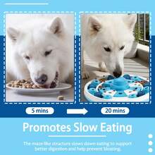 Dog Puzzle Toy For Slow Eating & Mental Stimulation, Durable PP Plastic Treat Dispenser With Sliding Pieces, Easy To Clean & Dishwasher Friendly, Interactive Game For Small Medium Dogs To Reduce Boredom - 1 Cup - View 5
