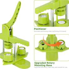 Button Making Machine, 100 Sets, Button Pressing Machine With Badges To Give To Family, 32mm - A - View 5
