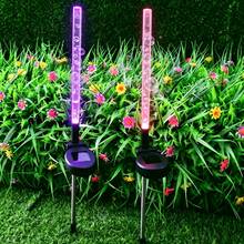 Bộ 2/4 đèn năng lượng mặt trời ngoài trời - Đèn LED hình bong bóng đổi màu - Đèn trang trí sân hiên và vườn ngoài trời - Đẹp và bền - Thích hợp cho sân, bãi cỏ và vườn. - Nhiều màu - Xem 7