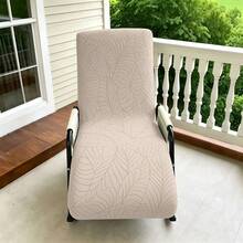 1pc Nordic Jacquard Rocking Chair Seat Cover, Stretchable & Removable, Casual Armchair Seat Cover For Living Room - Multicolor - View 6