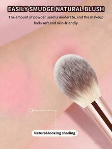 6pcs/4pcs/3pcs/2pcs Makeup Tool Set, Includes 4 Professional Dual-Ended Makeup Brushes + 2 Blush And Contour Brushes, Contains Soft Fiber Tools, Portable Concealer Brush, Eyeshadow Brush, Blending Brush, Eyebrow Brush, Travel Makeup Brush Set, Product Uses Ultra-Soft, Skin-Friendly Synthetic Bristles, No Animal Testing, Suitable For Women And Girls, Perfect For Summer, Fits Y2K Fashion . - Coffee Brown - View 4