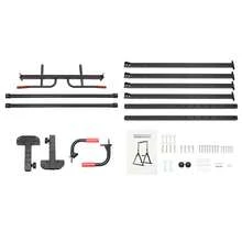 FOGGBET Foldable Power Tower Pull Up Bar And Dip Station, Height Adjustable Pull Up Bar, Fitness Workout Equipment, Free Standing Power Tower Rack For Home Gym, 440LBS Weight Capacity - Black - View 11