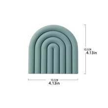 1件亮彩虹矽膠耐熱墊－耐熱、防滑、隔熱，可用作桌面保護墊、杯墊、廚房配件－適合驕傲月、LGBT社群與廚房愛好者的完美禮物 - 彩色 - 查看 8