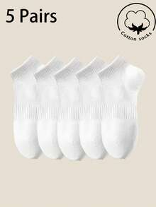 1/2/5/10/20 Paia di Calzini Bassi in Puro Cotone da Donna, Calzini da Donna, Grigio/Nero/Bianco, Adatti per Autunno/Inverno/Primavera/Estate/Uso Quotidiano, Calzini alla Caviglia, Adatti per Sport/Pendolarismo, Comodi e Durevoli, Unisex - Multicolore - Visualizzare 9