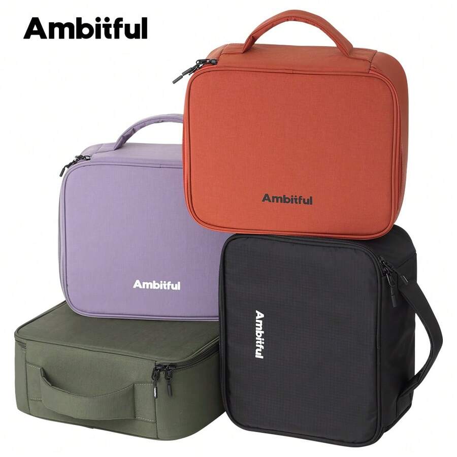 Ambitful Zoom P7 Camera Bag, Multi-Color Waterproof Photography Storage Box, Portable Handbag For DSLR Camera, Flash, Lens And Accessories Storage