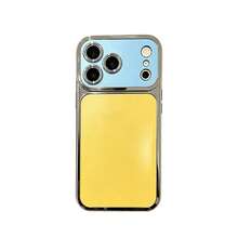 Summer Cool Cooling Case Suitable Compatible With Apple 17 Phone Case New Phone 17 Promax Integrated AI Camera Button Protection Cover 16 Pro Gradient Premium 15 Niche Minimalist 14p Couple - Yellow - View 2