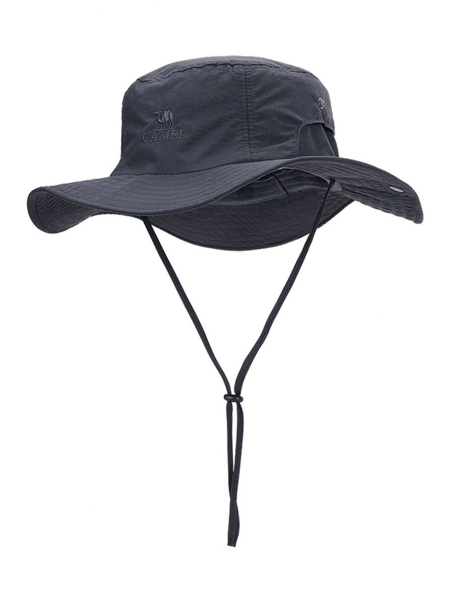 CAMEL CROWN Women's Outdoor Hiking Hat, Sun Protection Bucket Hat, UV Protection Sunshade, Western Cowboy Hat. - Dark Gray - View 1