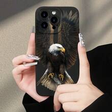 Falcon Portrait Pattern Phone Case, Suitable As Birthday And Christmas Gift For Couples, Women, Daughters, Boyfriends, Girlfriends, And Teenage Girls - Multicolor - View 1