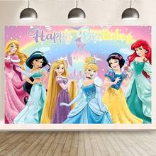 WPETLE Birthday Party Background Banner Theme Wall Decor Photo Backdrop Great For Celebration Events Room Decoration And Display Props - Multicolor - View 3
