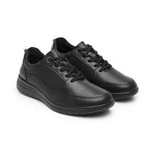 FLEXI WOMEN'S CASUAL SHOES 102021 BLACK LEATHER - Black - View 1