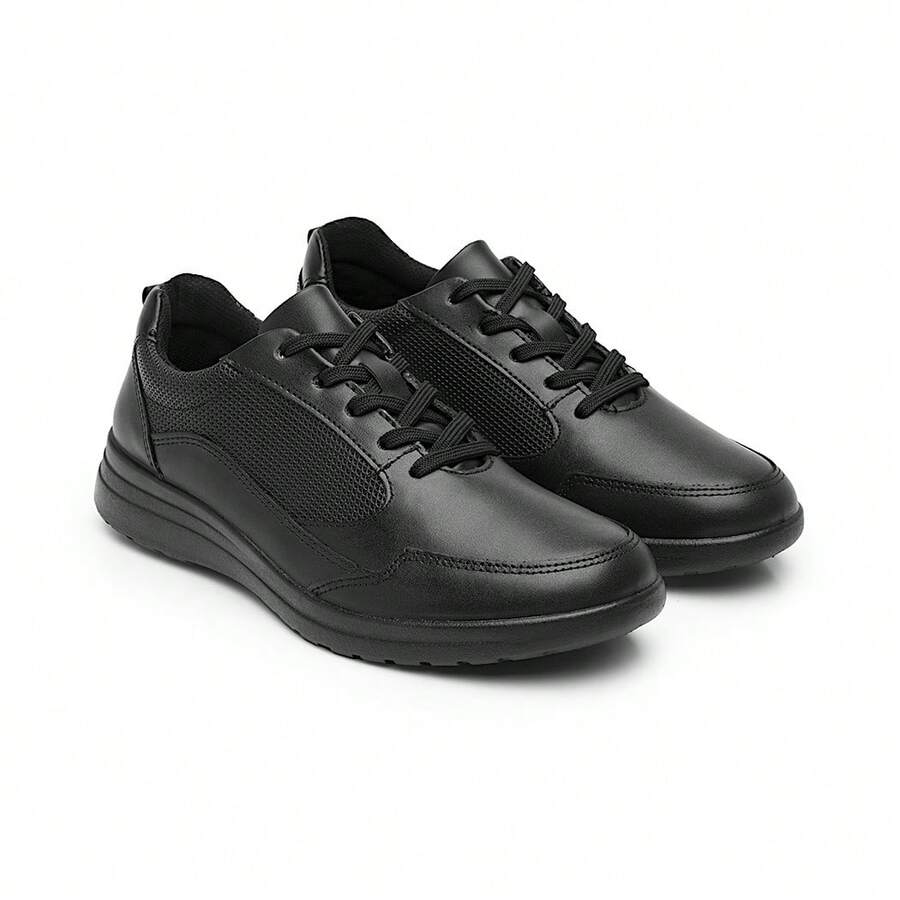 FLEXI WOMEN'S CASUAL SHOES 102021 BLACK LEATHER - Black - View 1