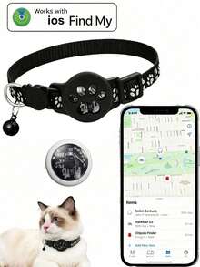 寵物貓防丟定位項圈套組，包含項圈 + 定位器 + 保護殼。不適用於 Android 系統。一鍵追蹤，發光保護殼，超長電池續航力。可用於定位錢包、行李 - 彩色 - 查看 13
