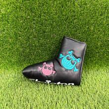 Colorful Skull Embroidery Straight Putter Cover, Street Style Cool Design, Golf Accessory - Black - View 10
