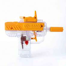 Summer Transparent Press-Type Small Water Gun Toy, Manual Rapid-Fire Long-Range Water Shooter For Boys And Girls, Water Fight Essential, Outdoor Beach Pool Water Play Toy, Multiple Colors Available For Parent-Child Family Interaction - Multicolor - View 11