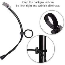 Backdrop Clips Clamps, Background Muslin String Clips Holder Photography Cloth Clip Adjustable Elastic Nylon Photo Clips For Photo Video Studio, Black - View 8