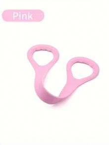 1pc Silicone 8-Shaped Resistance Band Non-Slip Hand Grip Shoulder & Back Trainer Yoga Stretching Band Posture Correction Arm Shaping Home Fitness Workout Tool - Elasticity - View 4