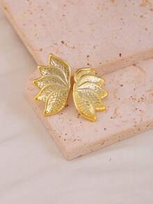 2/12PCS Anting Tusuk Gaya Laut Emas Seri Cocok untuk Pemakaian Sehari-hari di Pantai, Perjalanan Liburan, Hadiah Terbaik untuk Keluarga dan Teman - Emas - View 3