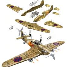 1/35比例塑膠模型組裝套件 F4U飛機積木 美國P-51 Mustang飛機 英國Spitfire飛機玩具 - 彩色 - 查看 4