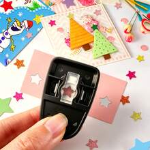 Perforadora de forma de estrella de 3/8 de pulgada 8mm, adecuada para manualidades de papel, fabricación de tarjetas, scrapbooking, diarios, portátil, ideal para estudiantes - Perforadora de estrella de 3/8 de pulgada (8 mm) - Ver 7