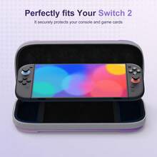Adecuado para la nueva consola de juegos Switch 2 de 2025, bolsa de almacenamiento, caja de protección para un solo jugador, accesorios para mochila - Morado Violeta - Ver 8