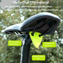 6pcs Colorful Reflective Tail Lights And Valve Caps, High Visibility Bicycle Accessories - No Battery Required, Enhance Night Visibility And Road Safety, Vehicle Safety Accessories, Emergency Warning Lights For Mountain Bikes And Road Bikes - Multicolor - View 7