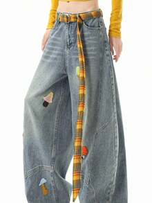 Women Pants - Blue - View 2