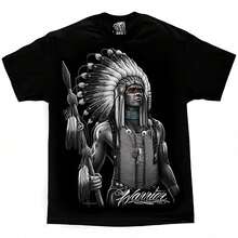 Authentic D Gonzales Dga Warrior   S T Shirt M-4Xl - Black - View 1