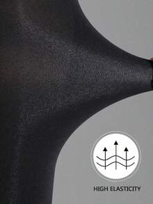 1/2/3 Pairs Plus Size Women's Tights, Suitable For Daily Wear, Comfortable - Black - View 4