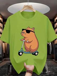 Short-Sleeved T-Shirt For Boys - Green - View 1