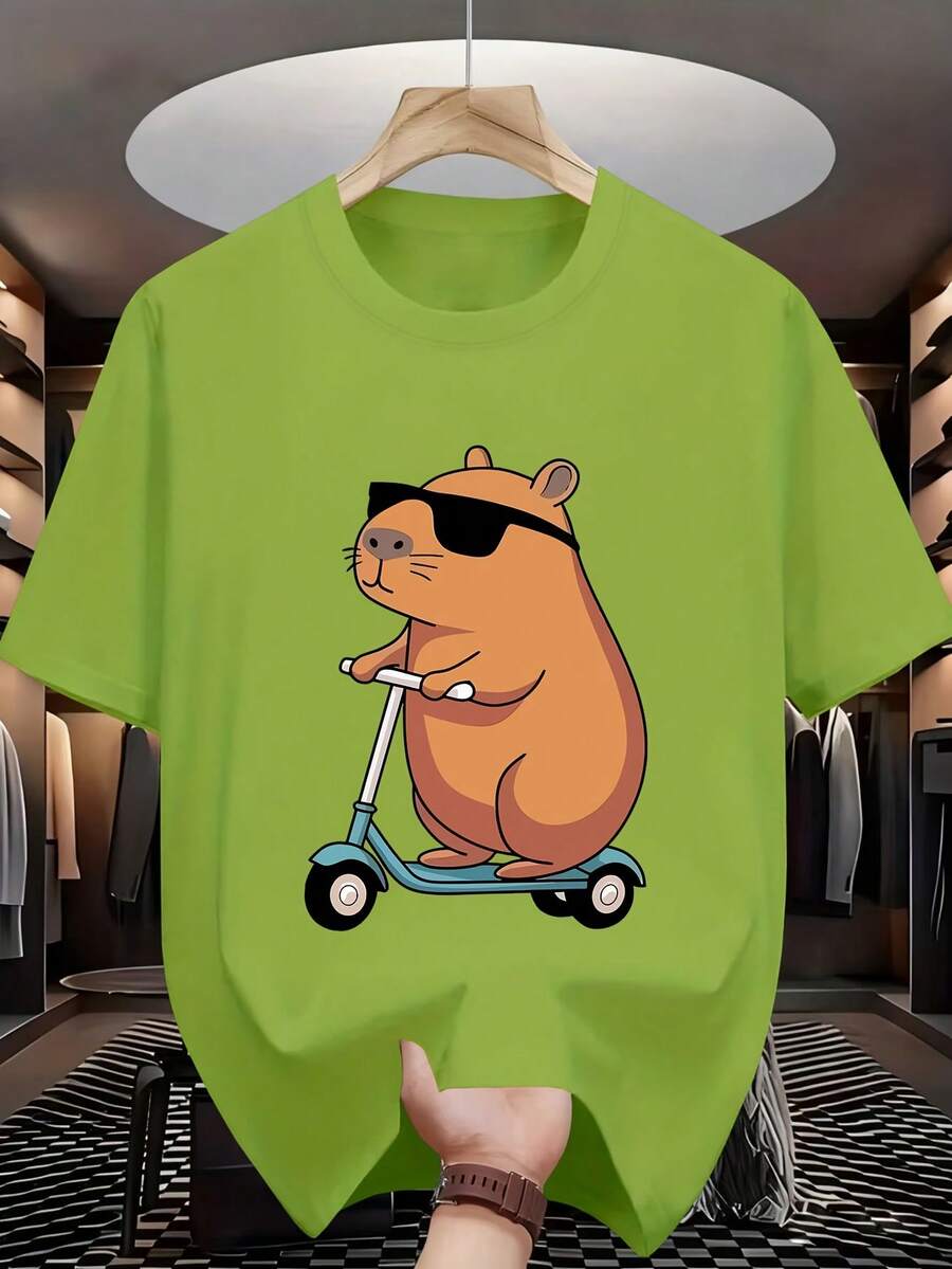 Short-Sleeved T-Shirt For Boys - Green - View 1