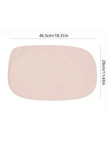 1pc Silicone Pet Feeding Mat, Cat And Dog Feeding Mat, Waterproof And Anti-Slip Food Bowl Mat - View 4