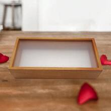 3D Shadow Frames Wooden Double-Sided Deep Box DIY Crafts Memory Box Display Case - A - View 5