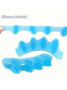 4Pcs Silicone Toe Separators Pads Unisex Soft Shock Absorption Toe Spacers Anti-Slip Anti-Wear Lightweight Foot Pads Insoles Comfortable Toe Cushions For Daily Wear Walking Running - A - 查看 2