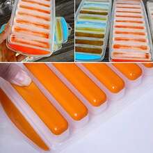 Silicone Ice Cube Tray With Lid, Silicone Ice Cube Tray With Lid, Easy Release Silicone Ice Cube Tray For Whiskey, Cocktails, Ice Cubes, Fruits, Drinks - Multicolor - View 4