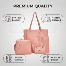 Women's Daily Commute Large Capacity Combination Bag - Multicolor - View 9