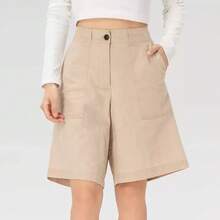 Timberland Pantalones cargo de 5 puntos para mujer, holgados y de pierna ancha, para senderismo, escalada y deportes al aire libre en verano - Color beige - Ver 2