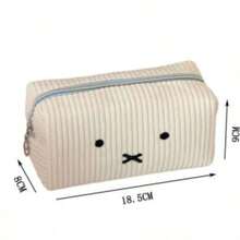 1pc Cute Rabbit Shaped Student Stationery Pencil Case, Random Style - Single Piece - View 6